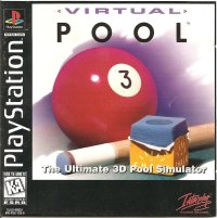 Virtual Pool PAL Playstation PAL box art